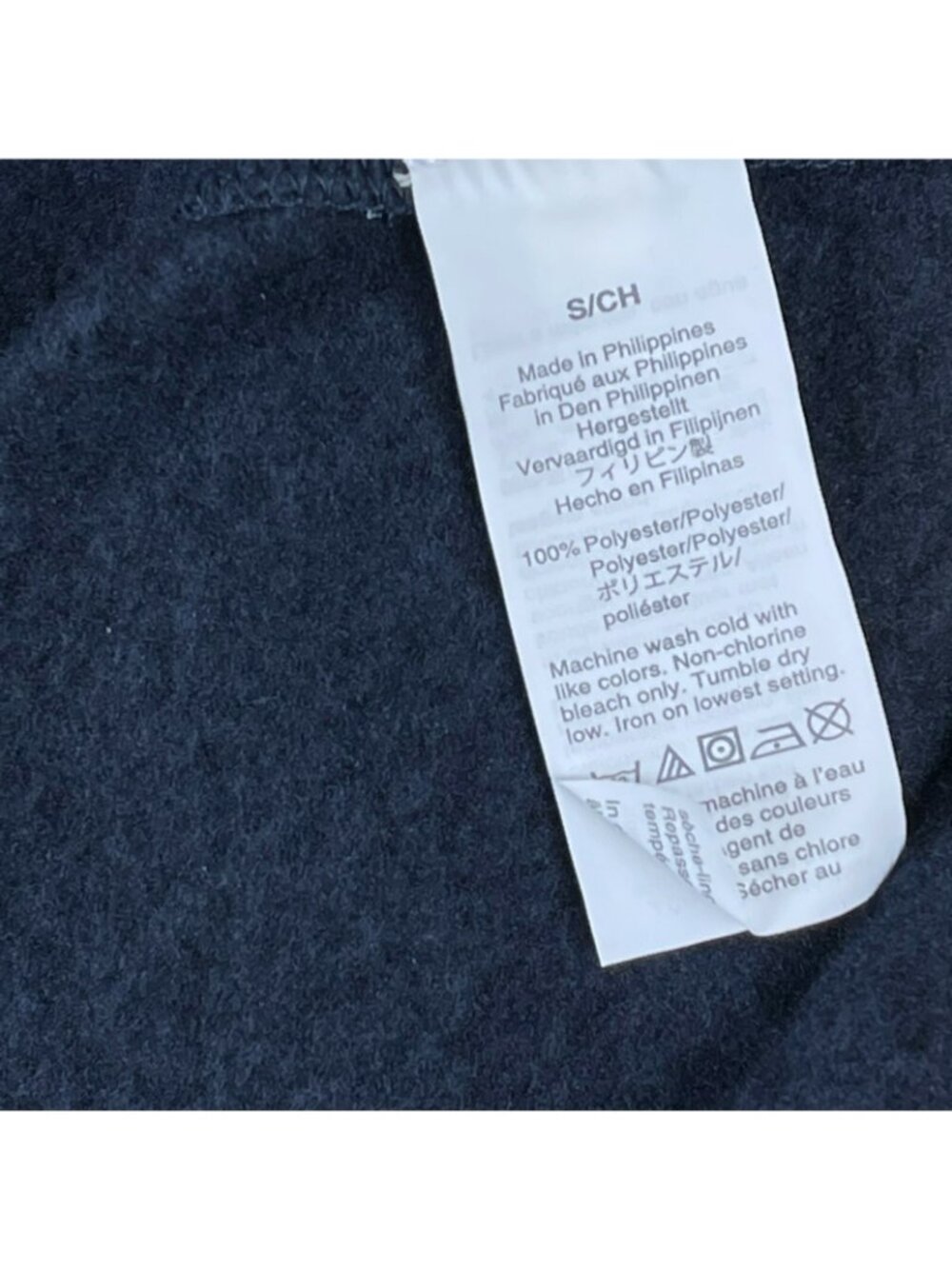 J.CREW Sweater Mens Size S Authentic Fleece 1/4 Zip Mock Neck Pullover Blue - Picture 6 of 6